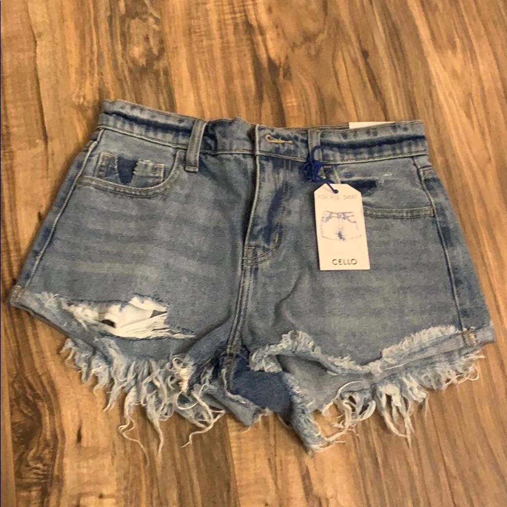 NWT Denim Cut off shorts